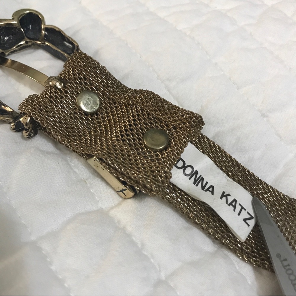 Donna Katz gold mesh belt read all - Picture 3 of 6